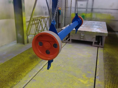 Blasting and painting